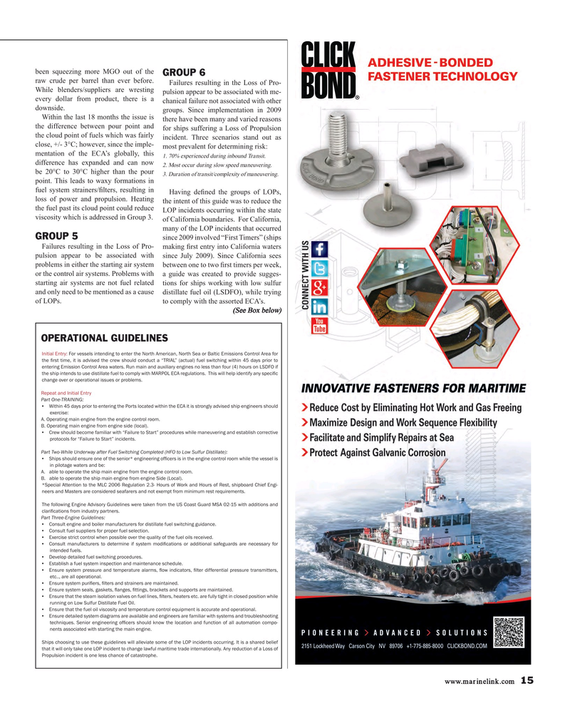 Maritime Reporter Magazine, page 15,  Jul 2015