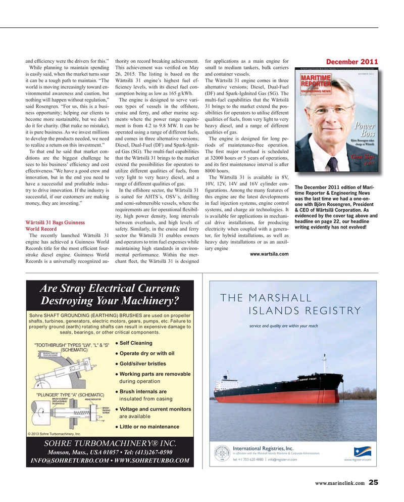 Maritime Reporter Magazine, page 25,  Jul 2015