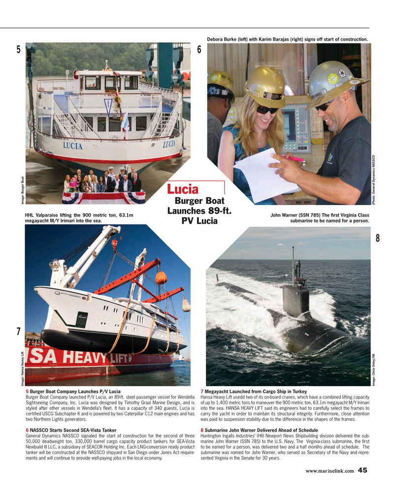 Maritime Reporter Magazine, page 45,  Jul 2015