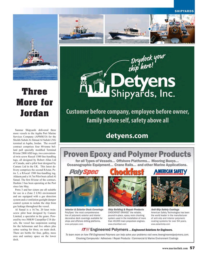 Maritime Reporter Magazine, page 57,  Aug 2015