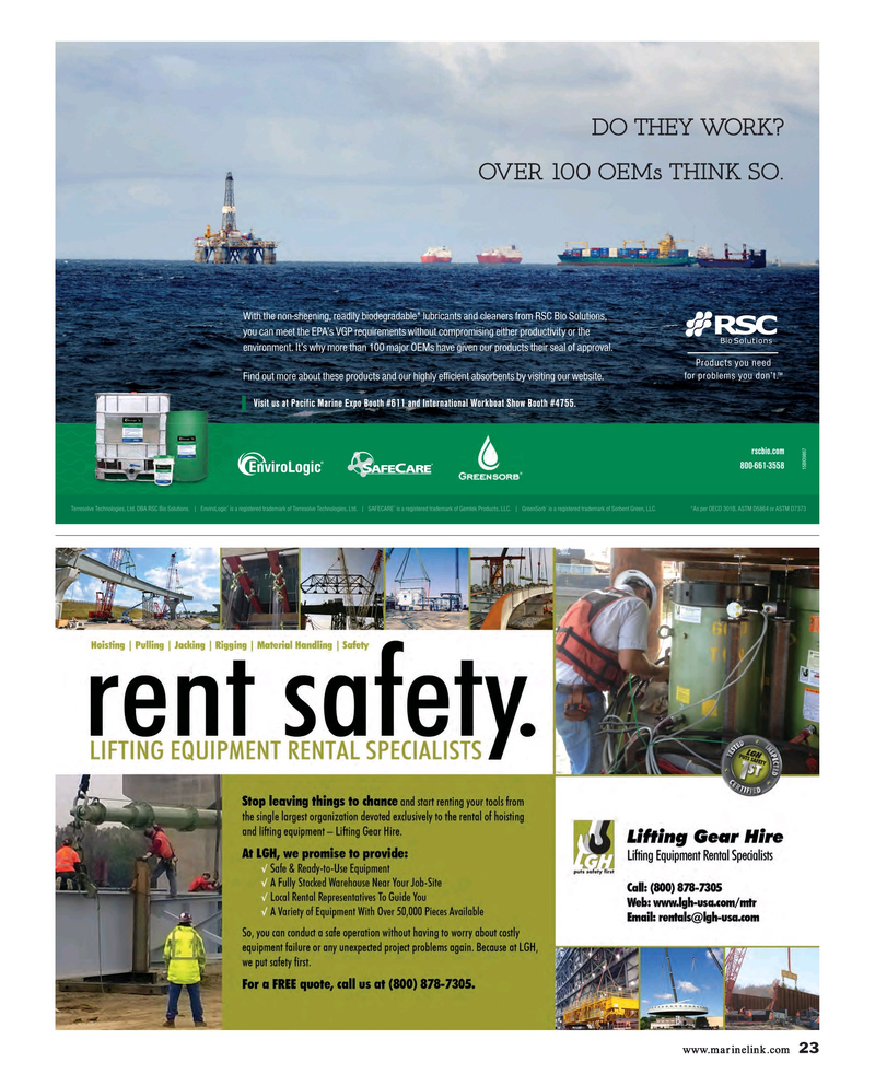 Maritime Reporter Magazine, page 23,  Sep 2015