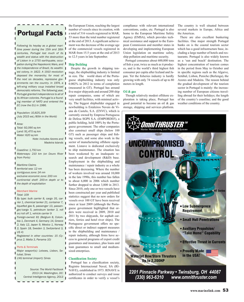 Maritime Reporter Magazine, page 53,  Sep 2015
