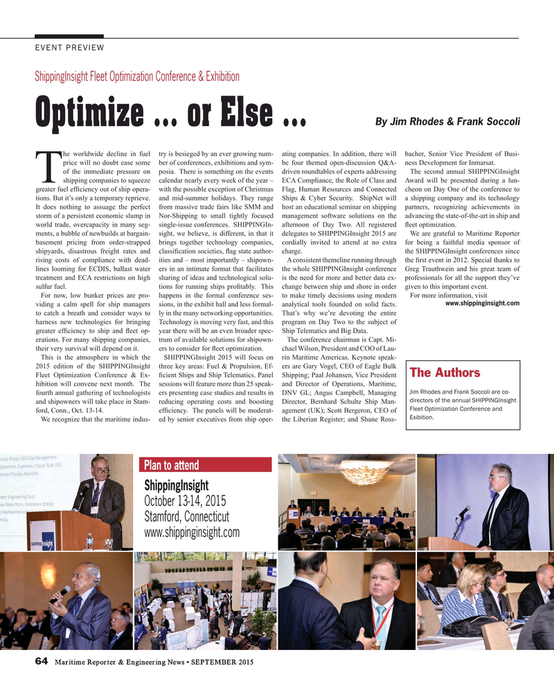 Maritime Reporter Magazine, page 64,  Sep 2015