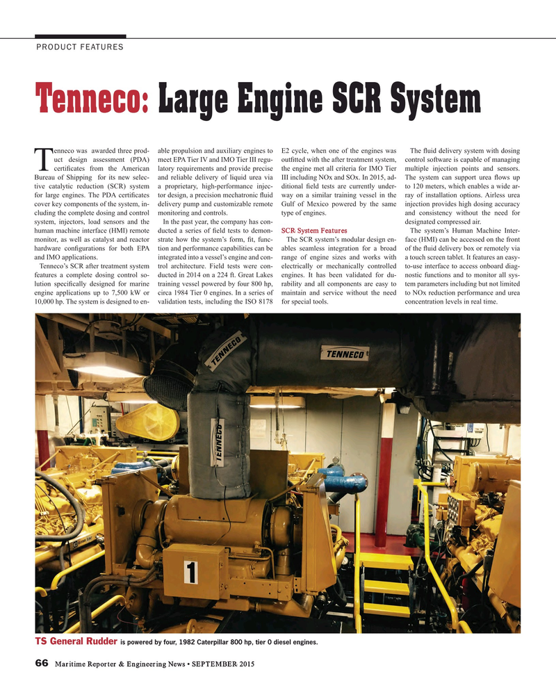 Maritime Reporter Magazine, page 66,  Sep 2015
