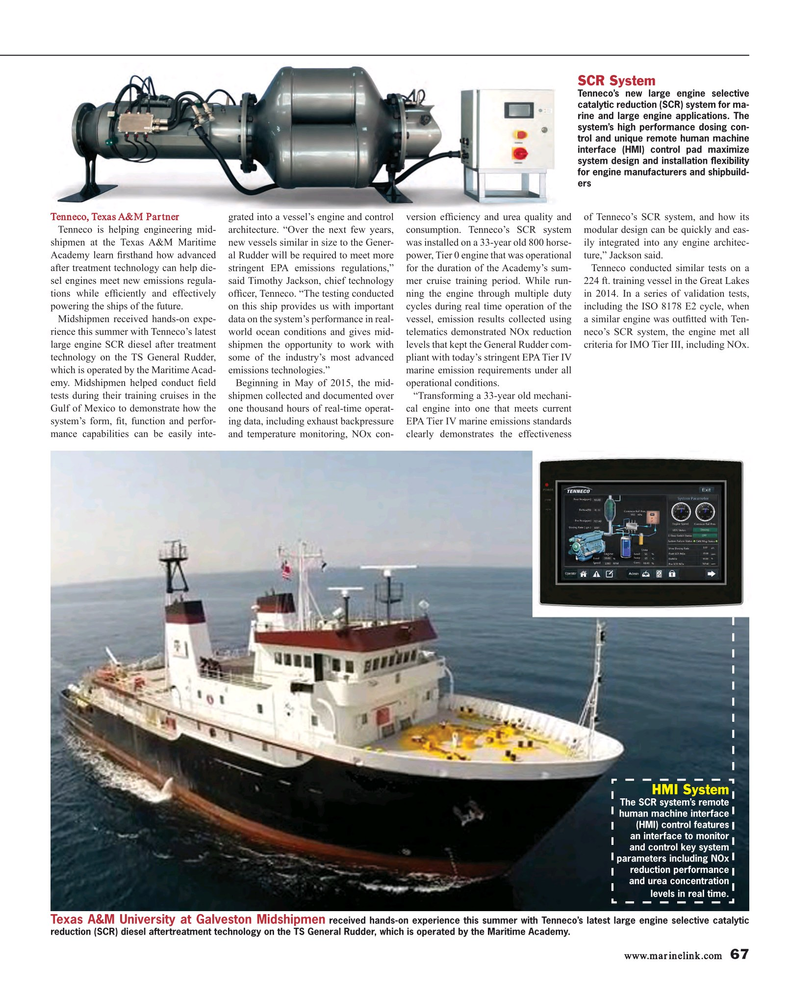 Maritime Reporter Magazine, page 67,  Sep 2015