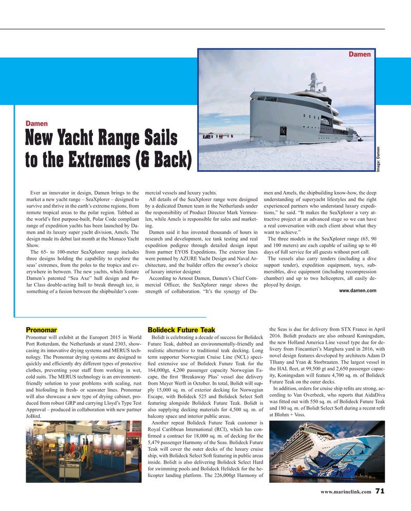 Maritime Reporter Magazine, page 71,  Oct 2015