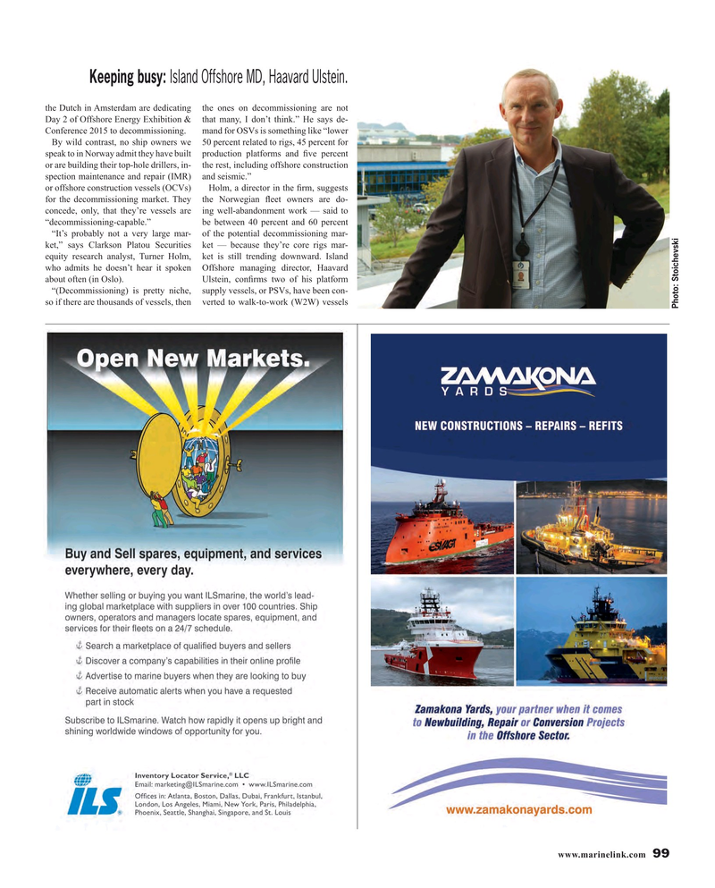 Maritime Reporter Magazine, page 99,  Nov 2015