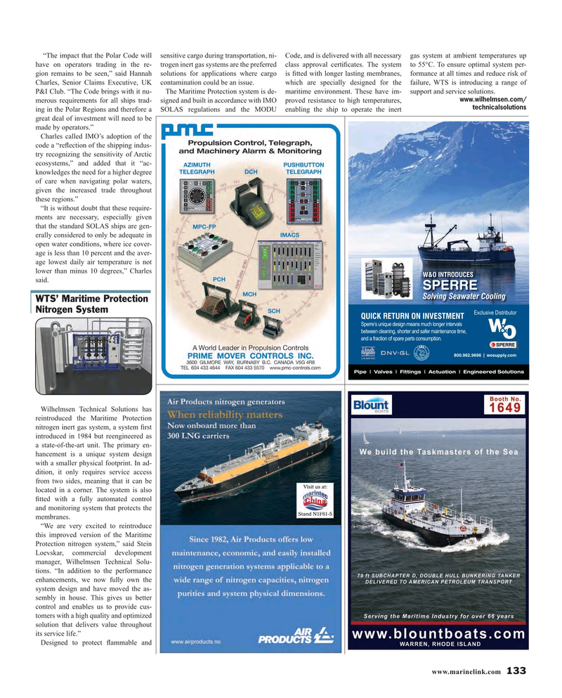 Maritime Reporter Magazine, page 133,  Nov 2015