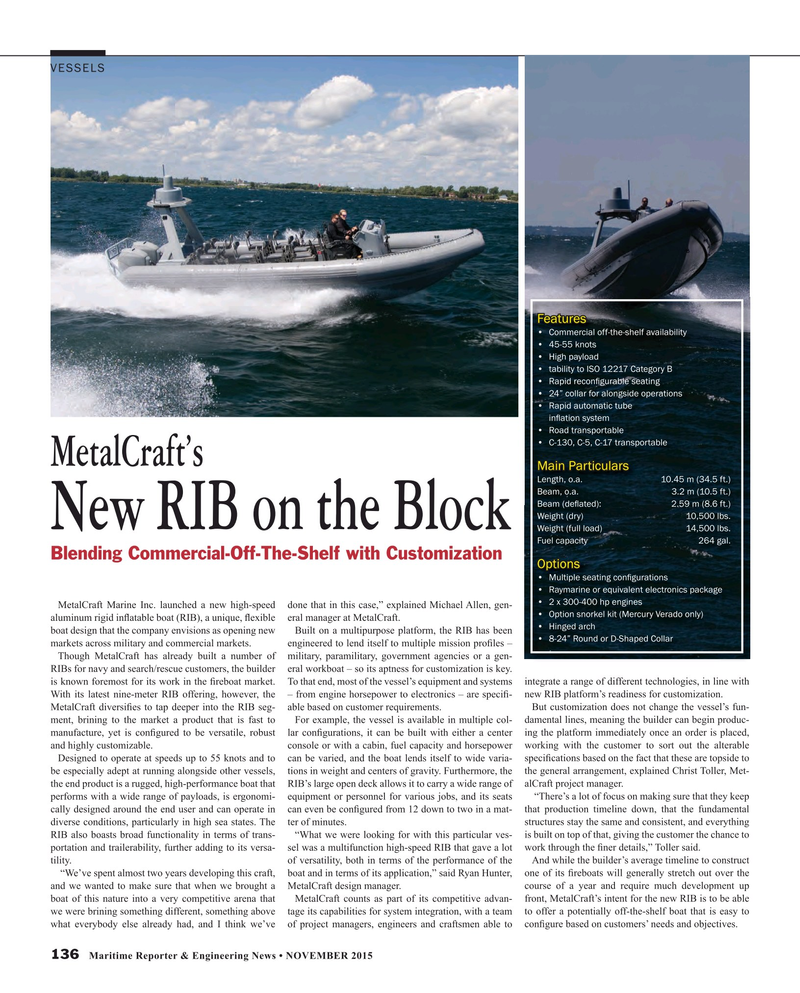 Maritime Reporter Magazine, page 136,  Nov 2015