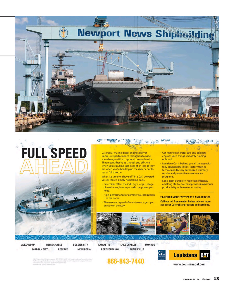 Maritime Reporter Magazine, page 13,  Nov 2015