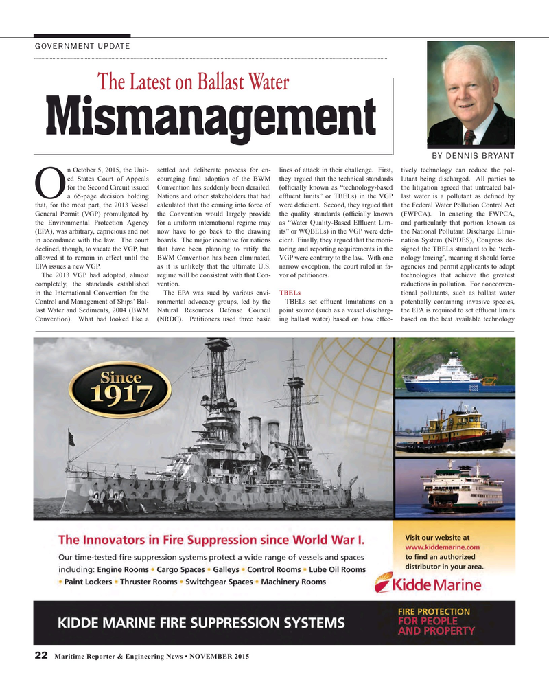 Maritime Reporter Magazine, page 22,  Nov 2015
