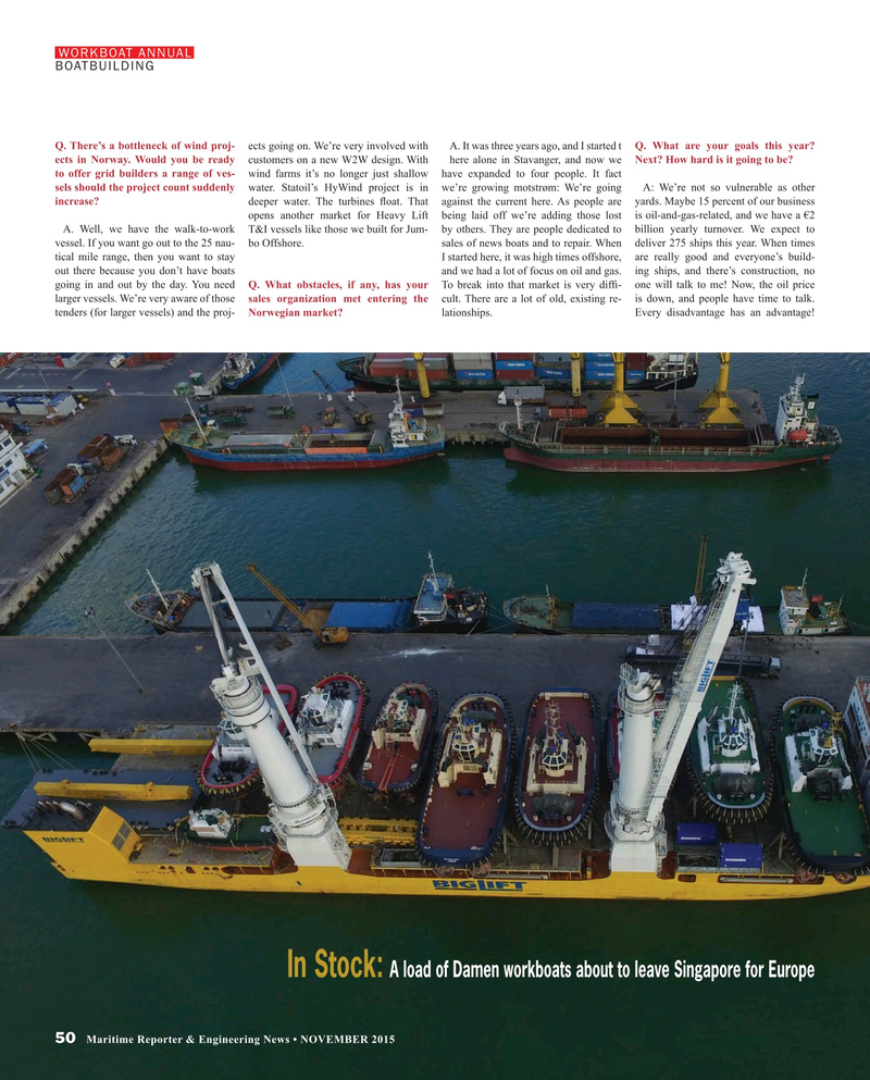Maritime Reporter Magazine, page 50,  Nov 2015