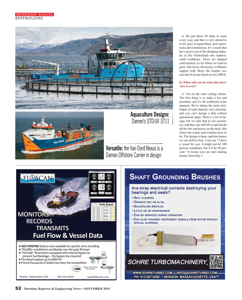 Maritime Reporter Magazine, page 52,  Nov 2015
