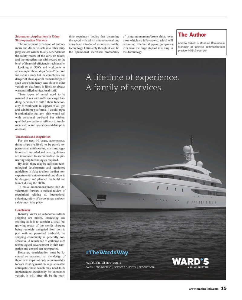 Maritime Reporter Magazine, page 15,  Dec 2015