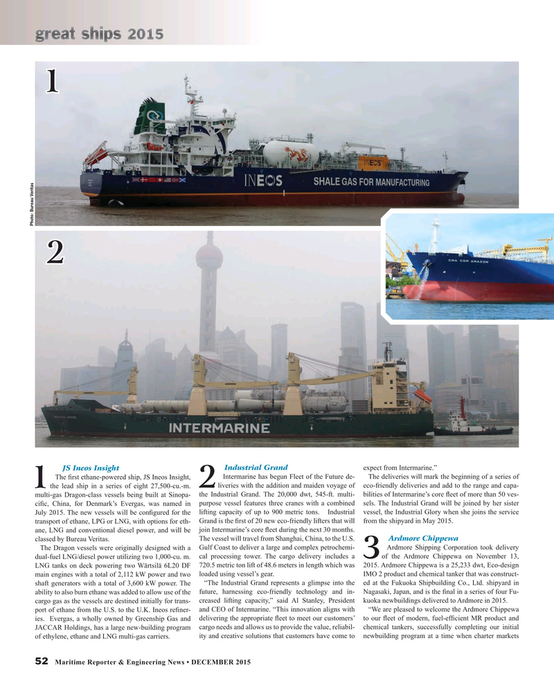 Maritime Reporter Magazine, page 52,  Dec 2015