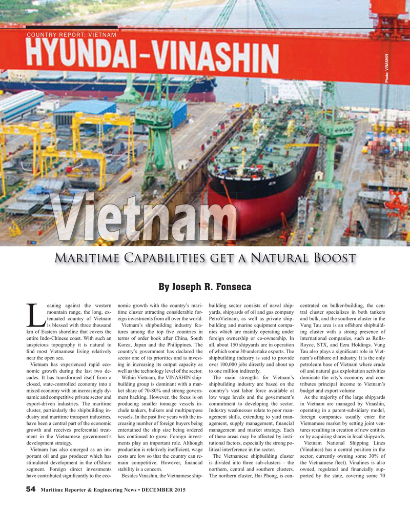 Maritime Reporter Magazine, page 54,  Dec 2015