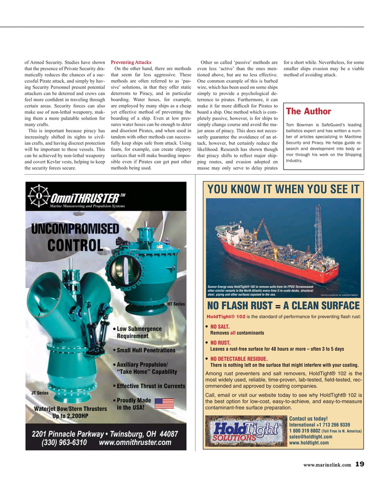 Maritime Reporter Magazine, page 19,  Jan 2016