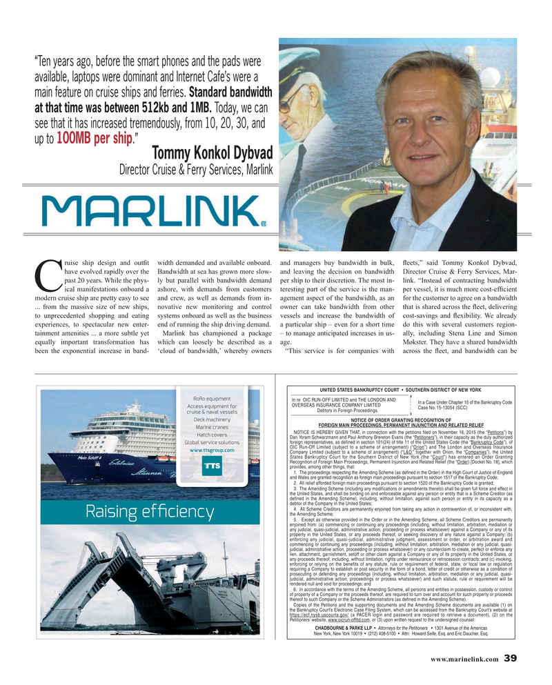 Maritime Reporter Magazine, page 39,  Feb 2016