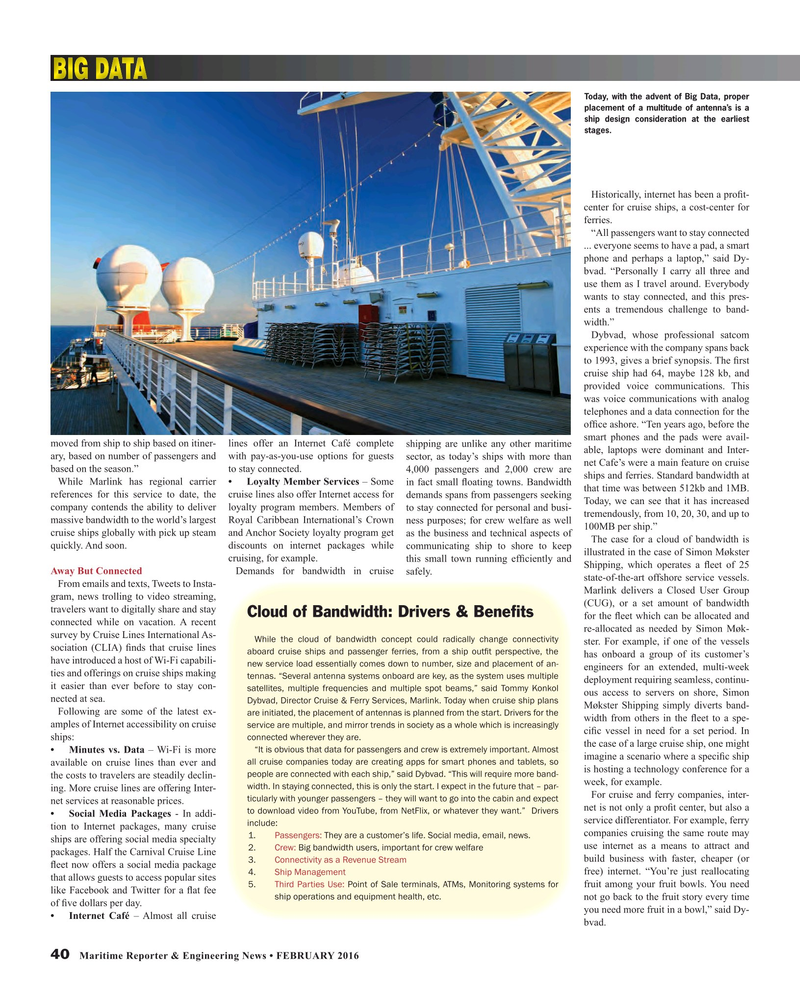 Maritime Reporter Magazine, page 40,  Feb 2016