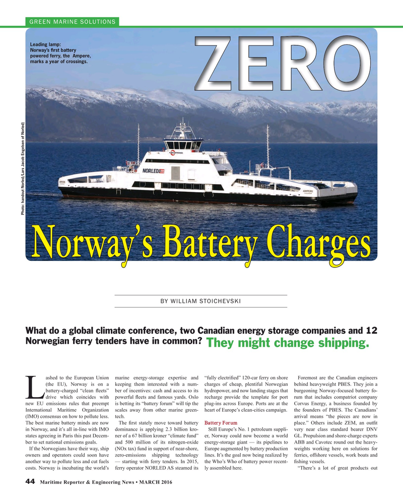 Maritime Reporter Magazine, page 44,  Mar 2016