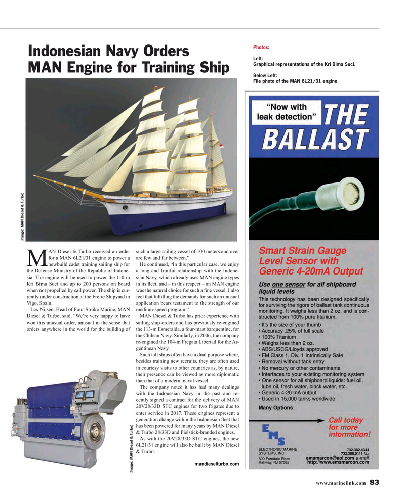 Maritime Reporter Magazine, page 83,  Mar 2016