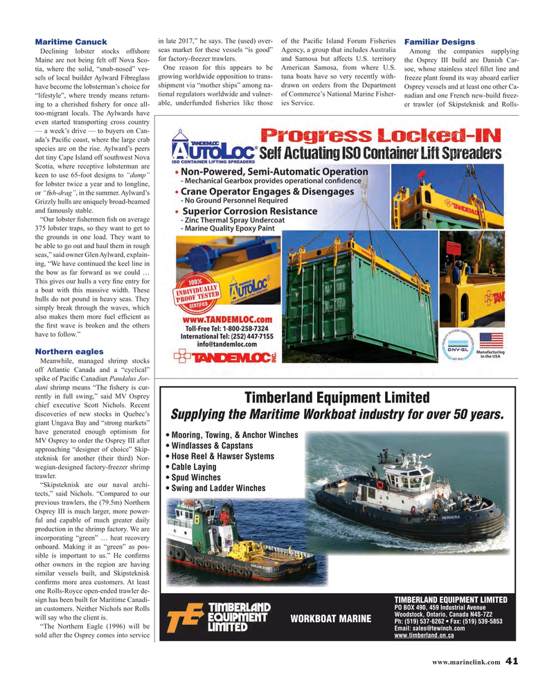 Maritime Reporter Magazine, page 41,  Apr 2016