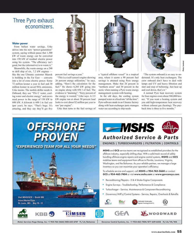 Maritime Reporter Magazine, page 55,  Apr 2016
