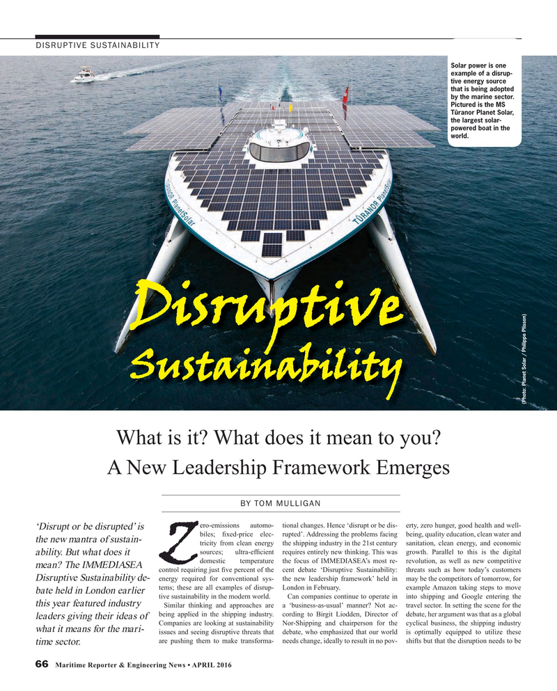 Maritime Reporter Magazine, page 66,  Apr 2016