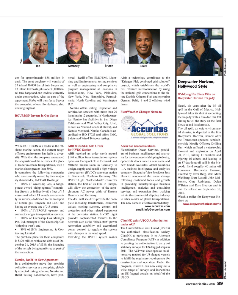 Maritime Reporter Magazine, page 89,  Apr 2016