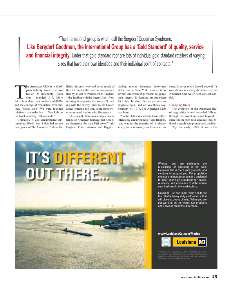 Maritime Reporter Magazine, page 13,  May 2016