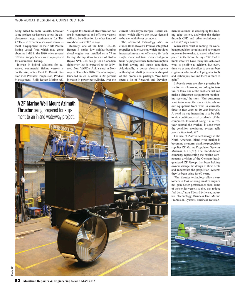 Maritime Reporter Magazine, page 52,  May 2016