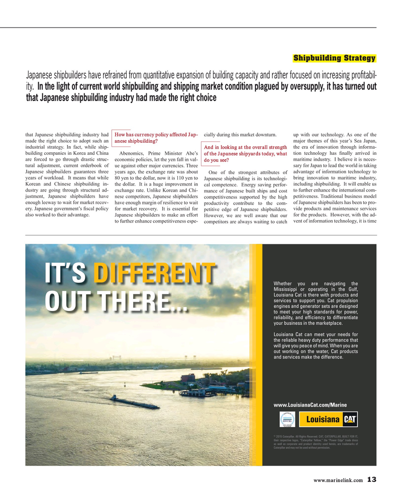 Maritime Reporter Magazine, page 13,  Jun 2016
