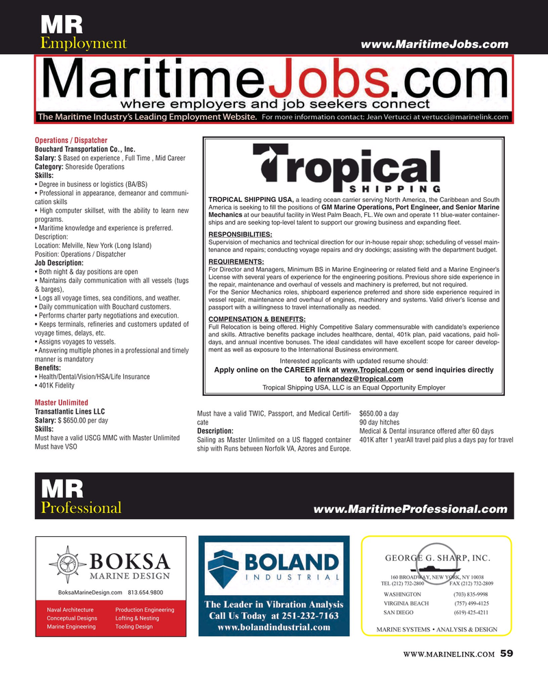 Maritime Reporter Magazine, page 59,  Jul 2016