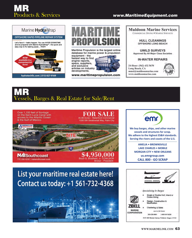 Maritime Reporter Magazine, page 63,  Jul 2016