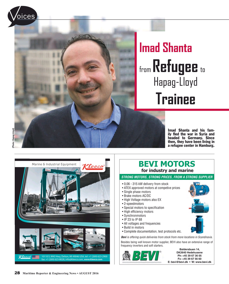 Maritime Reporter Magazine, page 28,  Aug 2016