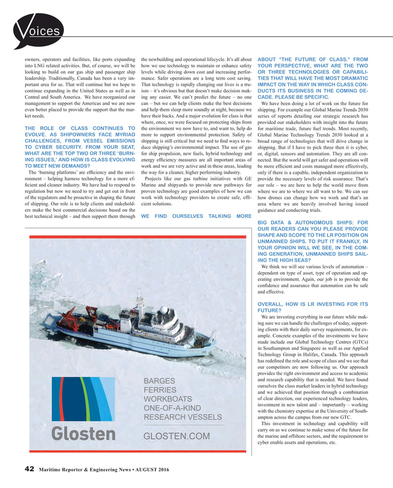 Maritime Reporter Magazine, page 42,  Aug 2016
