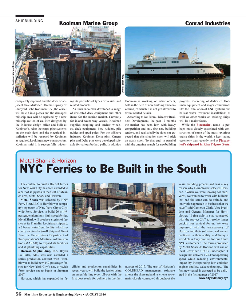 Maritime Reporter Magazine, page 56,  Aug 2016