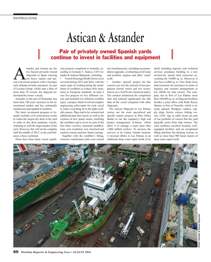 Maritime Reporter Magazine, page 60,  Aug 2016
