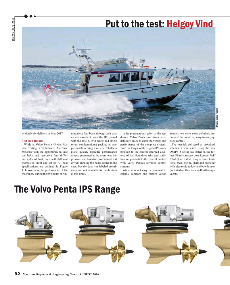 Maritime Reporter Magazine, page 92,  Aug 2016