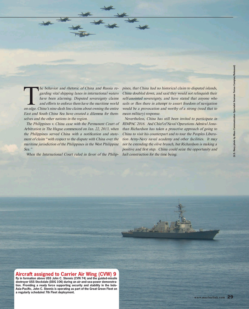 Maritime Reporter Magazine, page 29,  Sep 2016