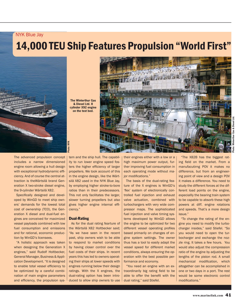 Maritime Reporter Magazine, page 41,  Sep 2016
