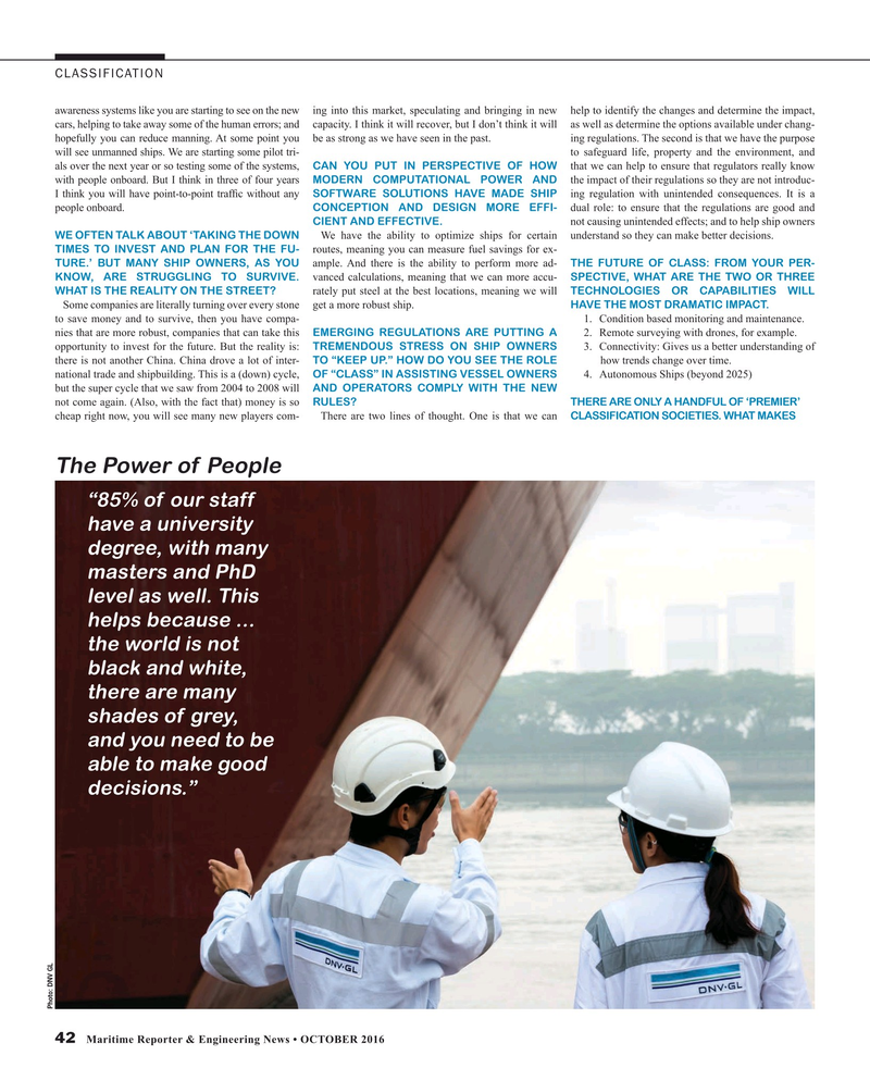 Maritime Reporter Magazine, page 42,  Oct 2016