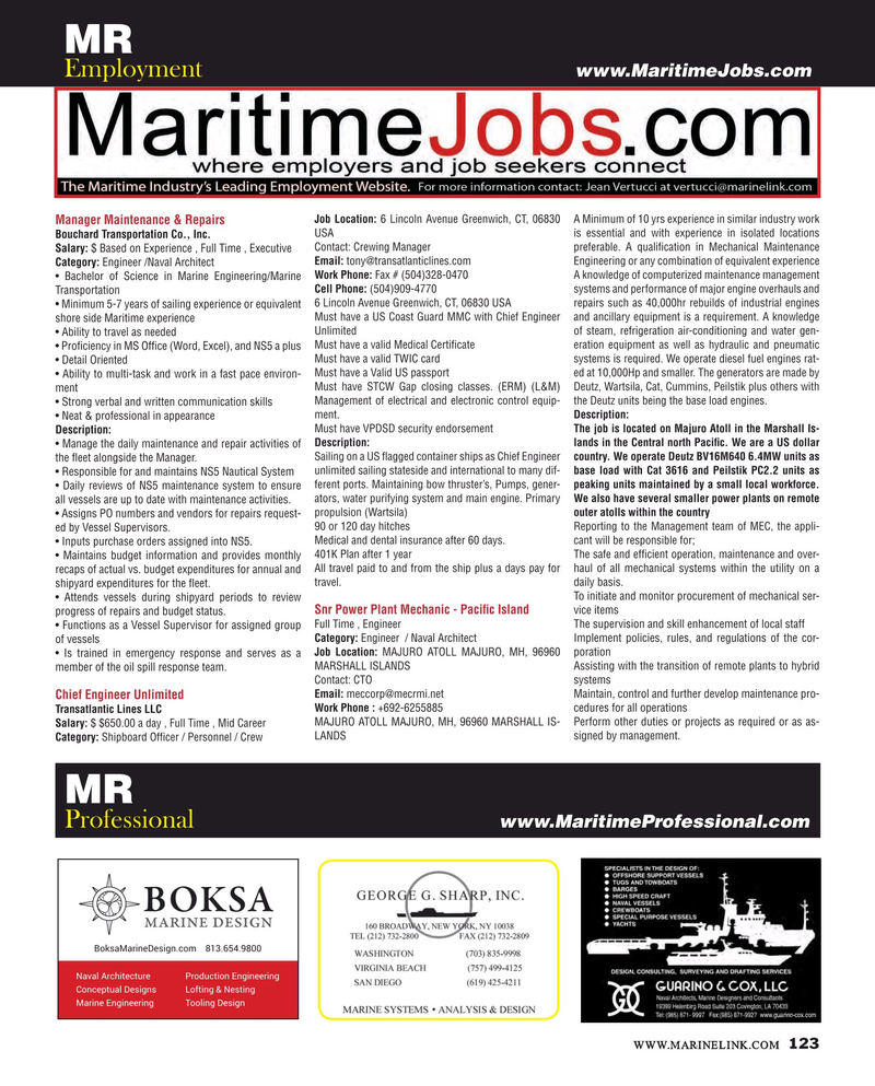 Maritime Reporter Magazine, page 123,  Nov 2016