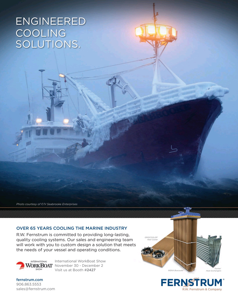 Maritime Reporter Magazine, page 4th Cover,  Nov 2016