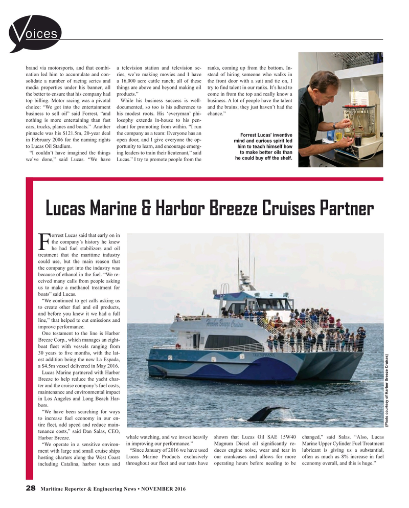 Maritime Reporter Magazine, page 28,  Nov 2016