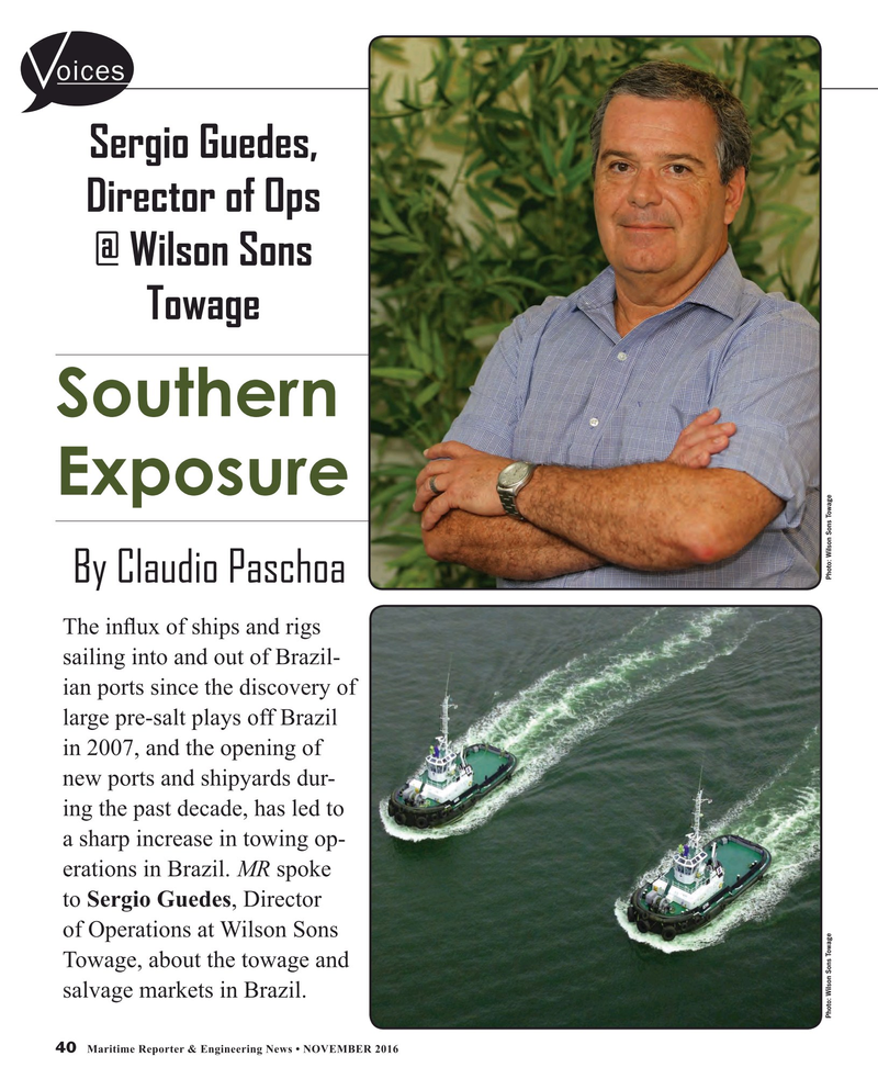 Maritime Reporter Magazine, page 40,  Nov 2016