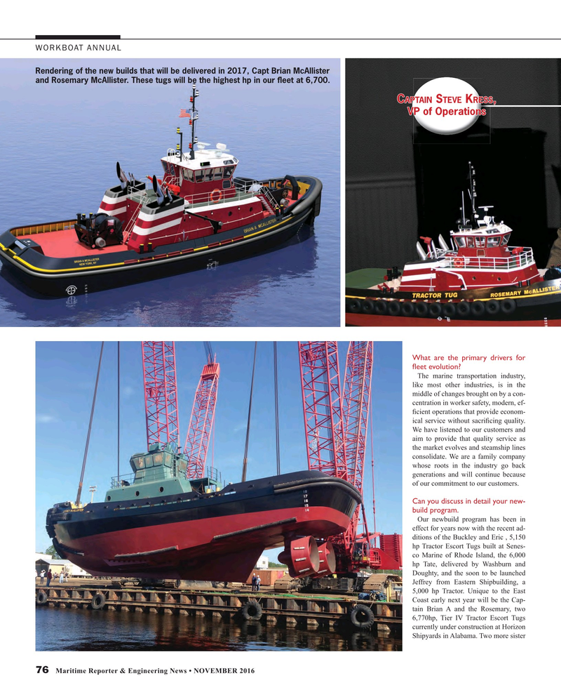 Maritime Reporter Magazine, page 76,  Nov 2016