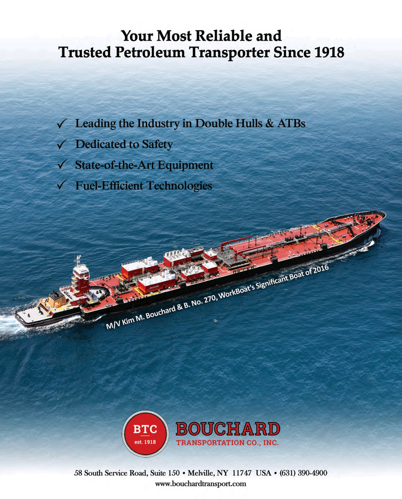 Maritime Reporter Magazine, page 2nd Cover,  Dec 2016