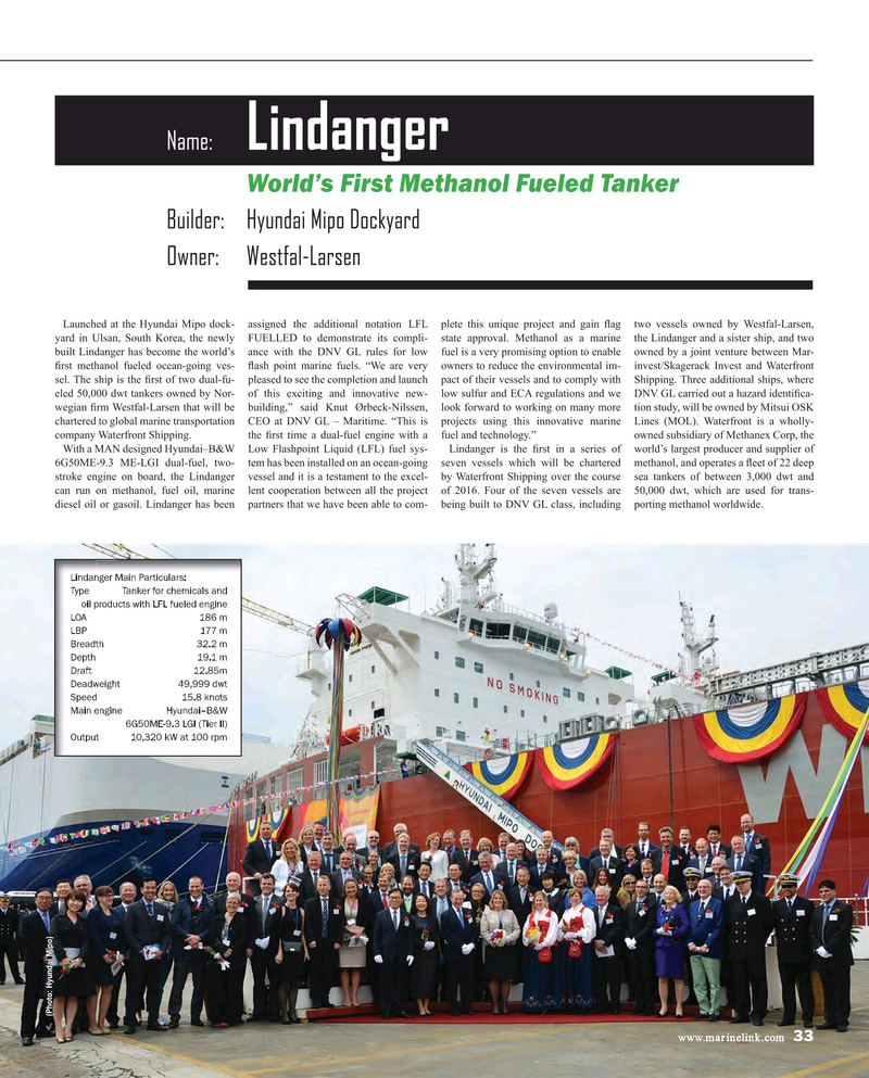 Maritime Reporter Magazine, page 33,  Dec 2016
