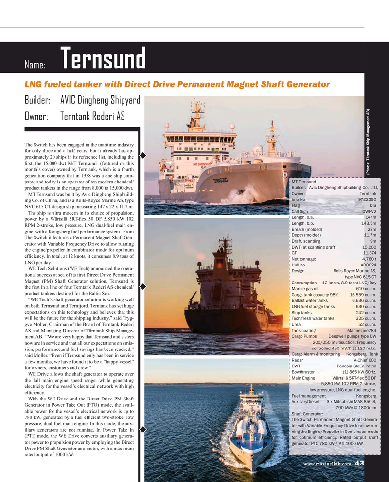 Maritime Reporter Magazine, page 43,  Dec 2016